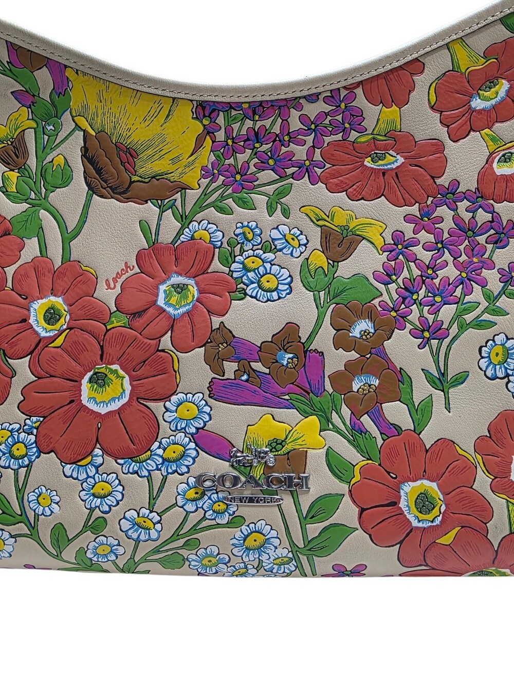 Coach Floral Print Shoulder Bag - Picture 10 of 10